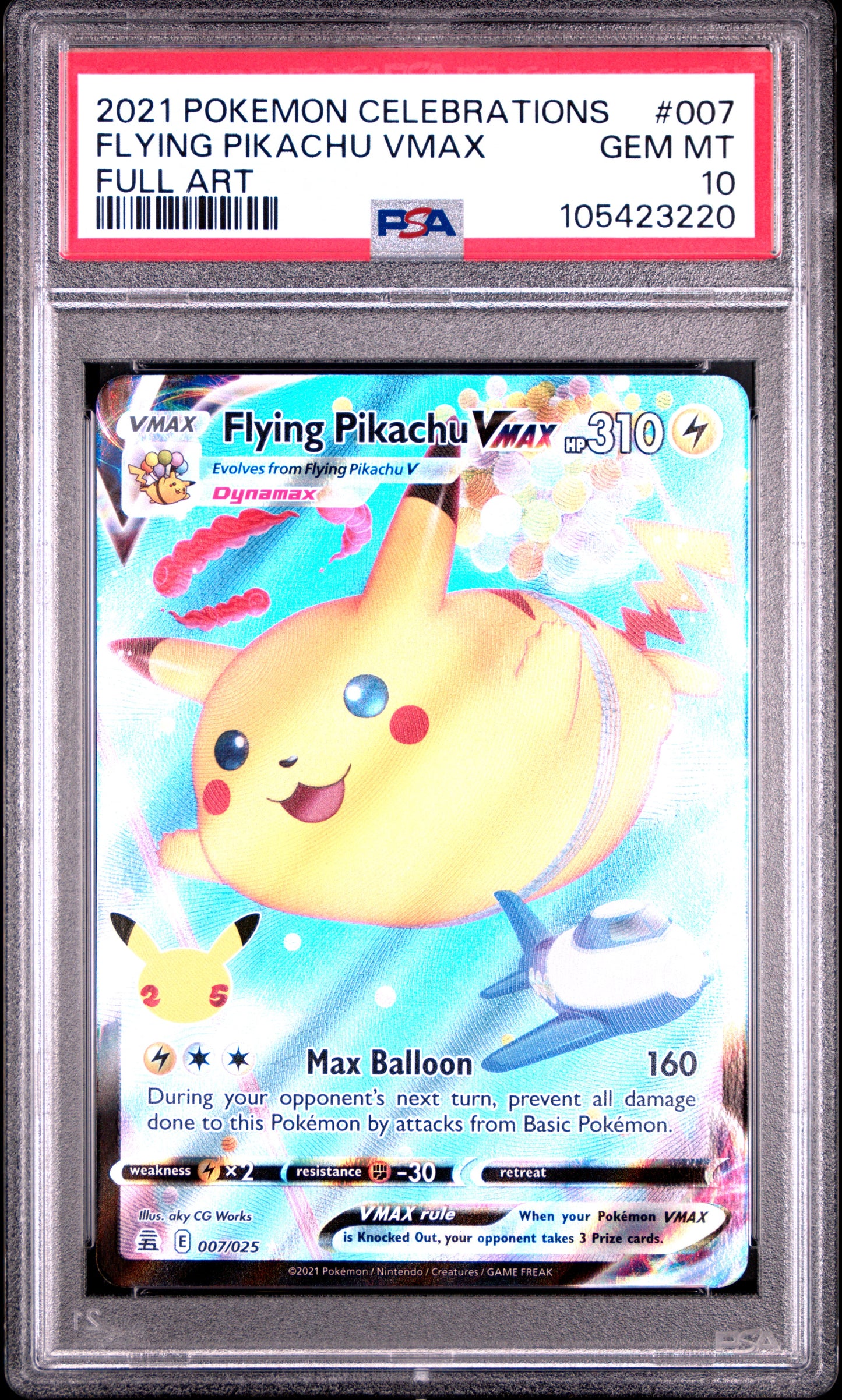 FLYING PIKACHU VMAX
