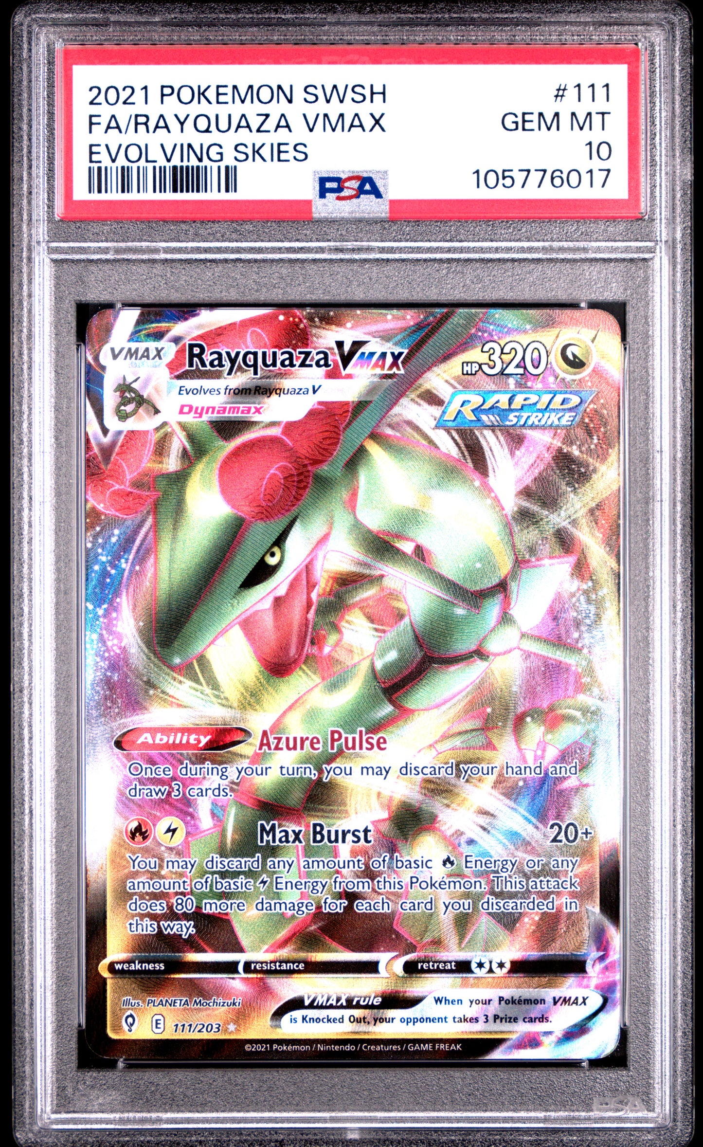 FA/RAYQUAZA VMAX