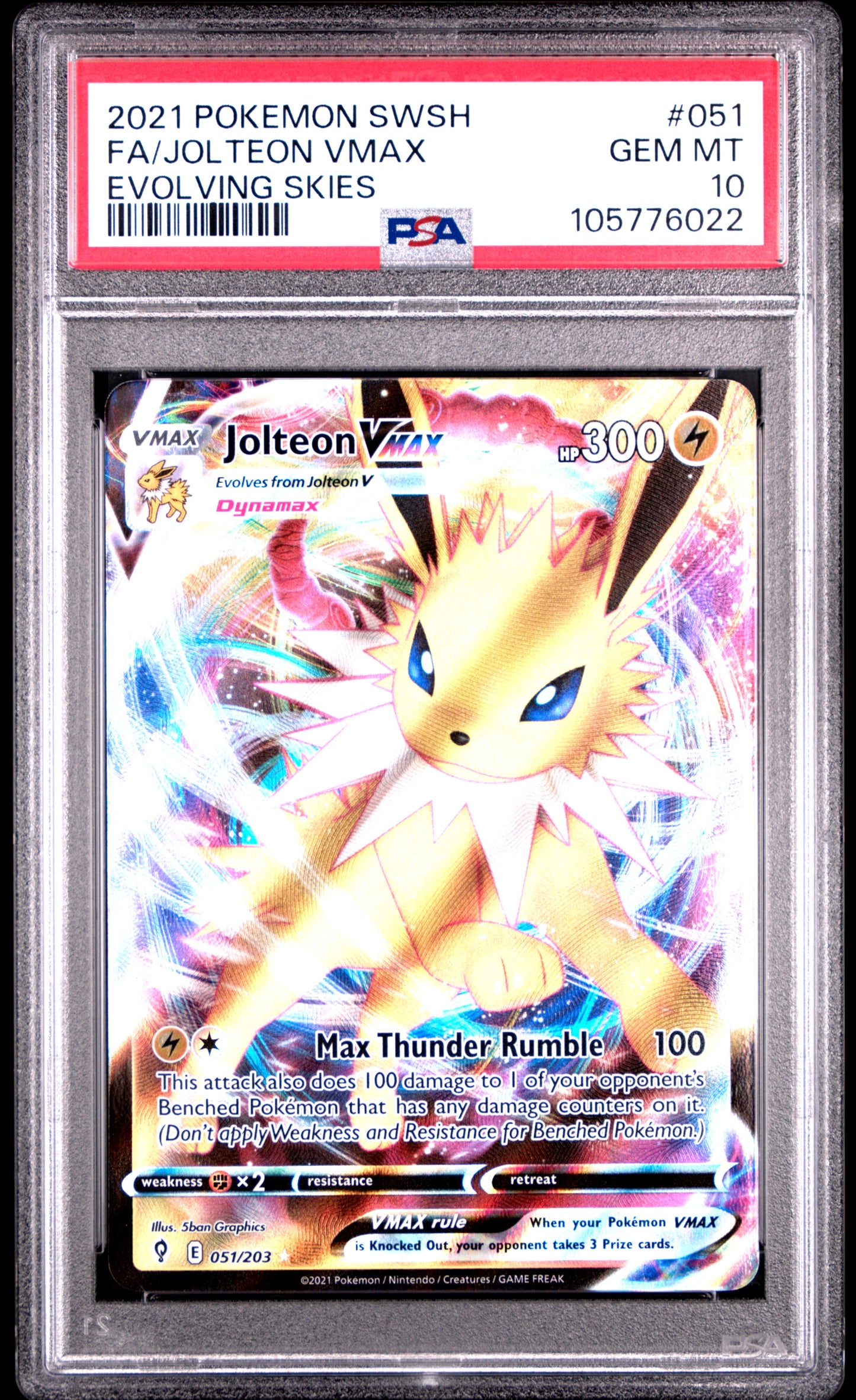 FA/JOLTEON VMAX