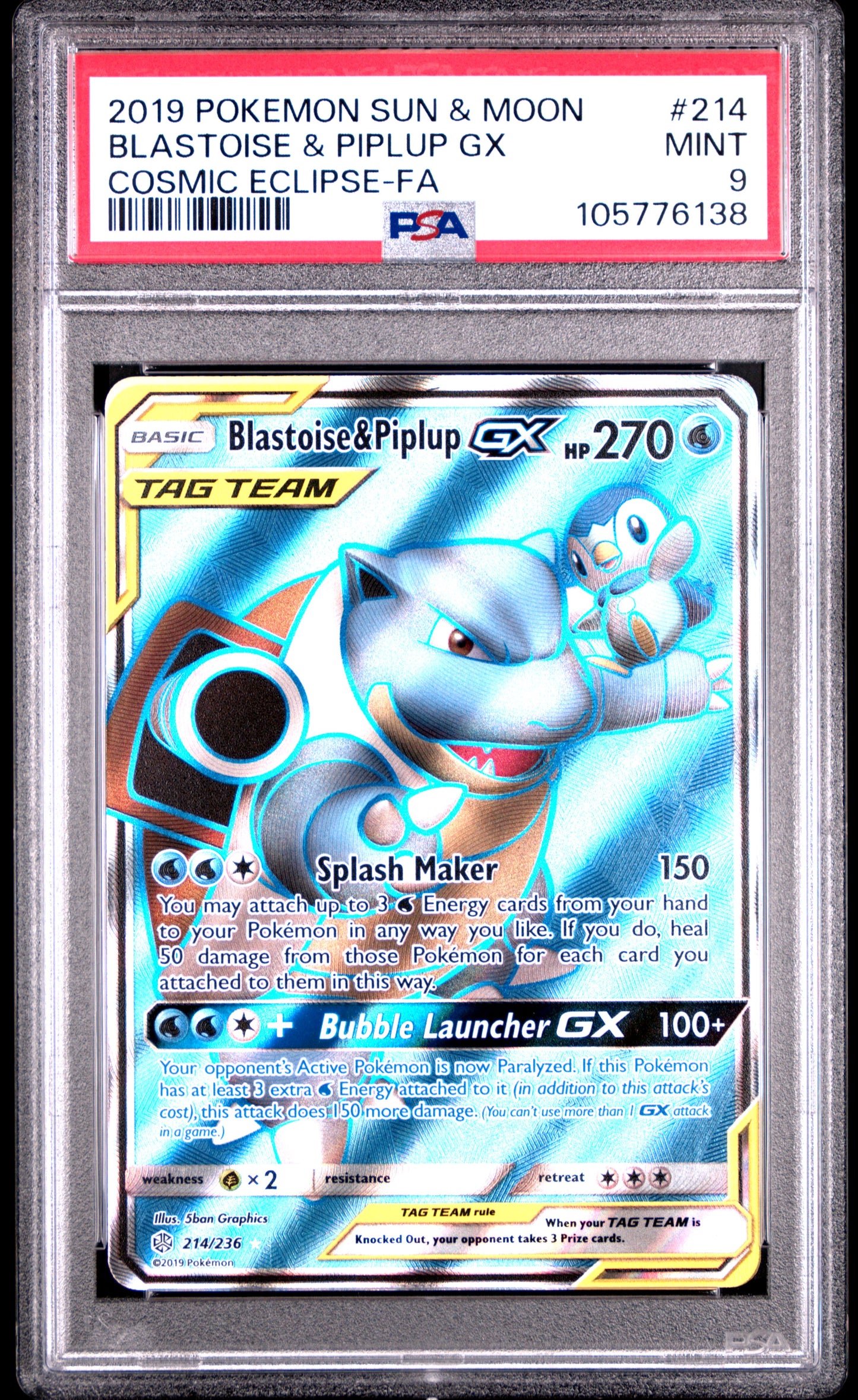 BLASTOISE & PIPLUP GX