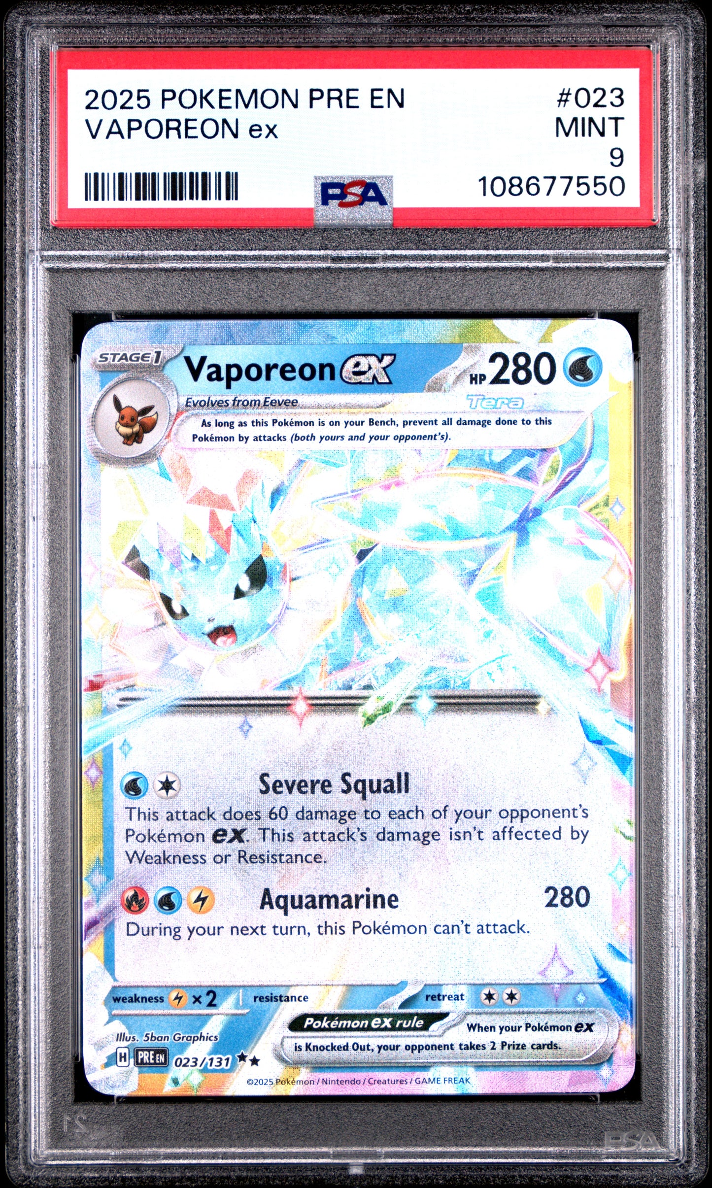 VAPOREON EX
