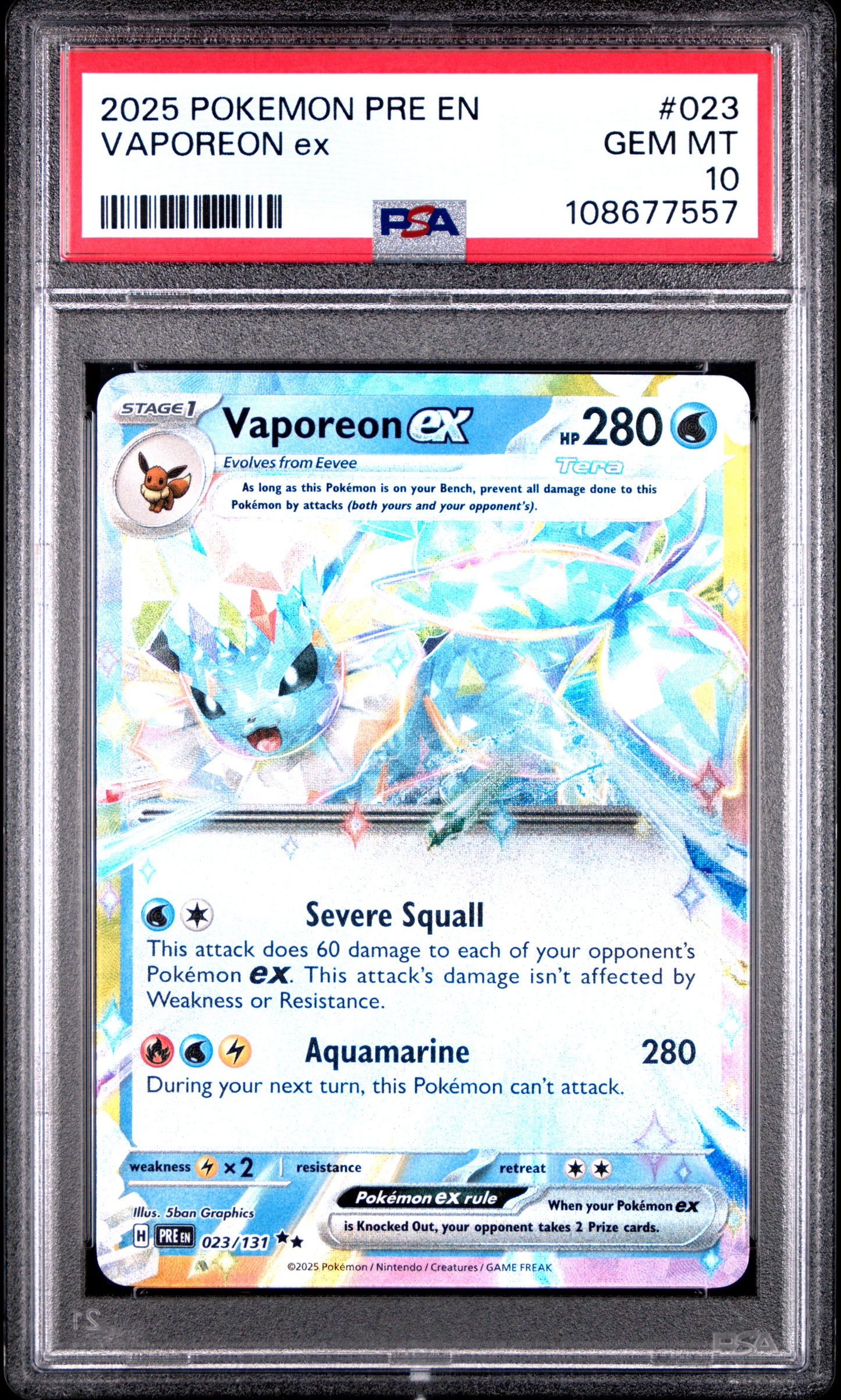 VAPOREON EX