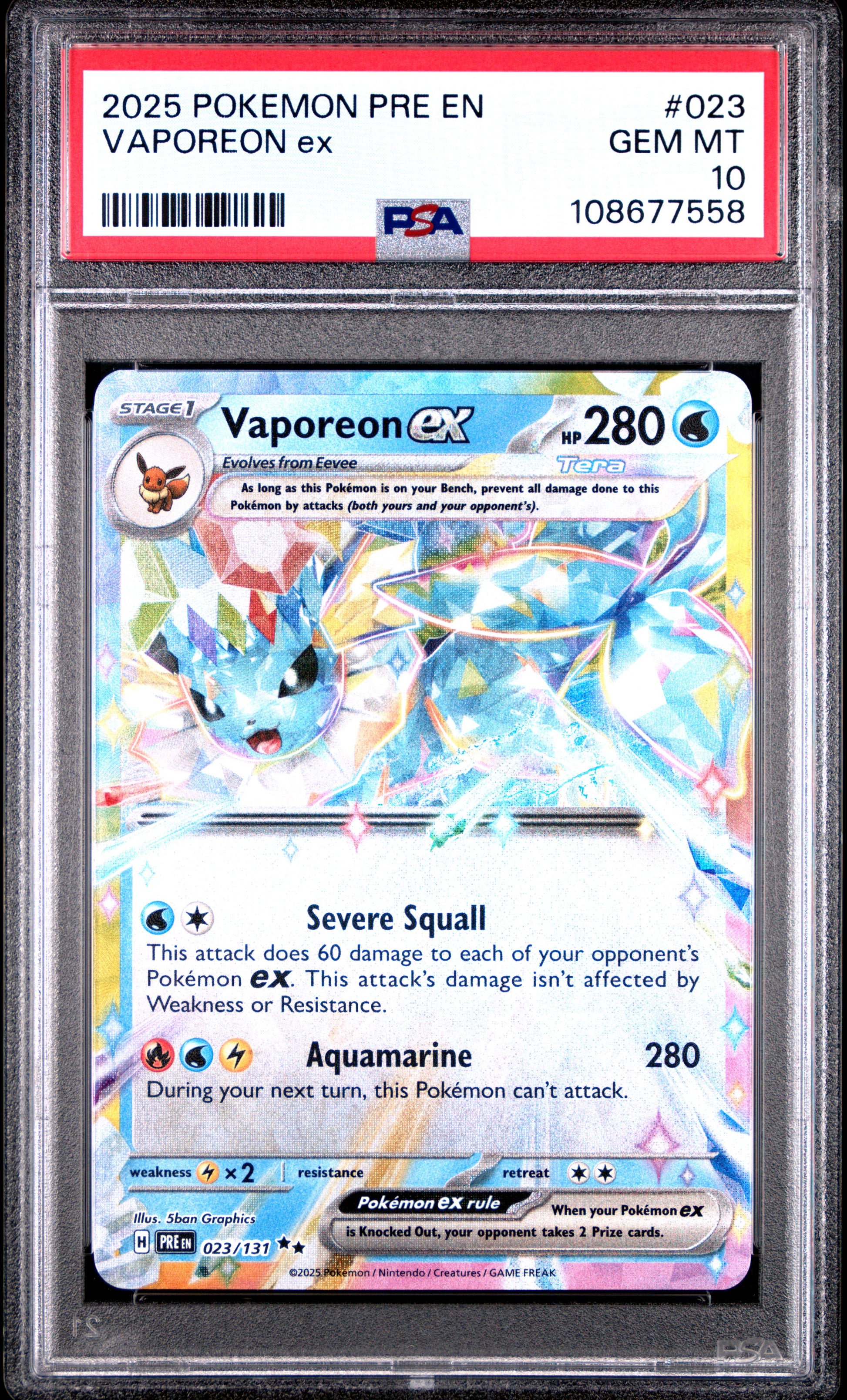 VAPOREON EX