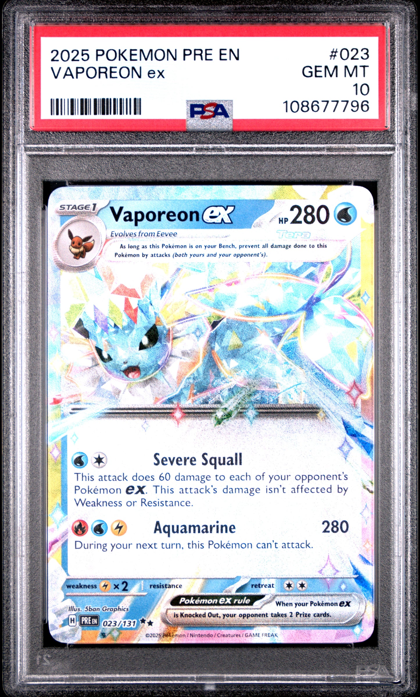 VAPOREON EX