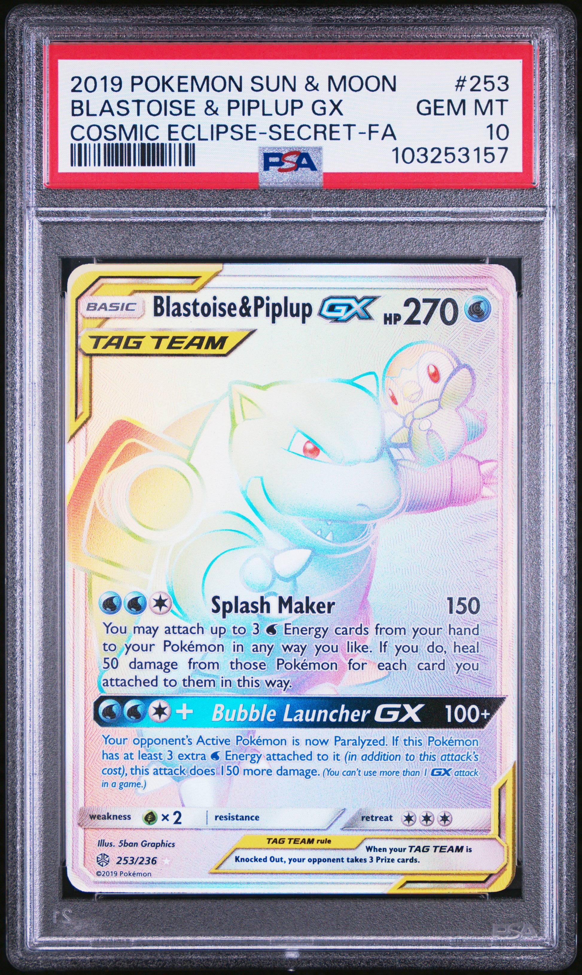 BLASTOISE & PIPLUP GX