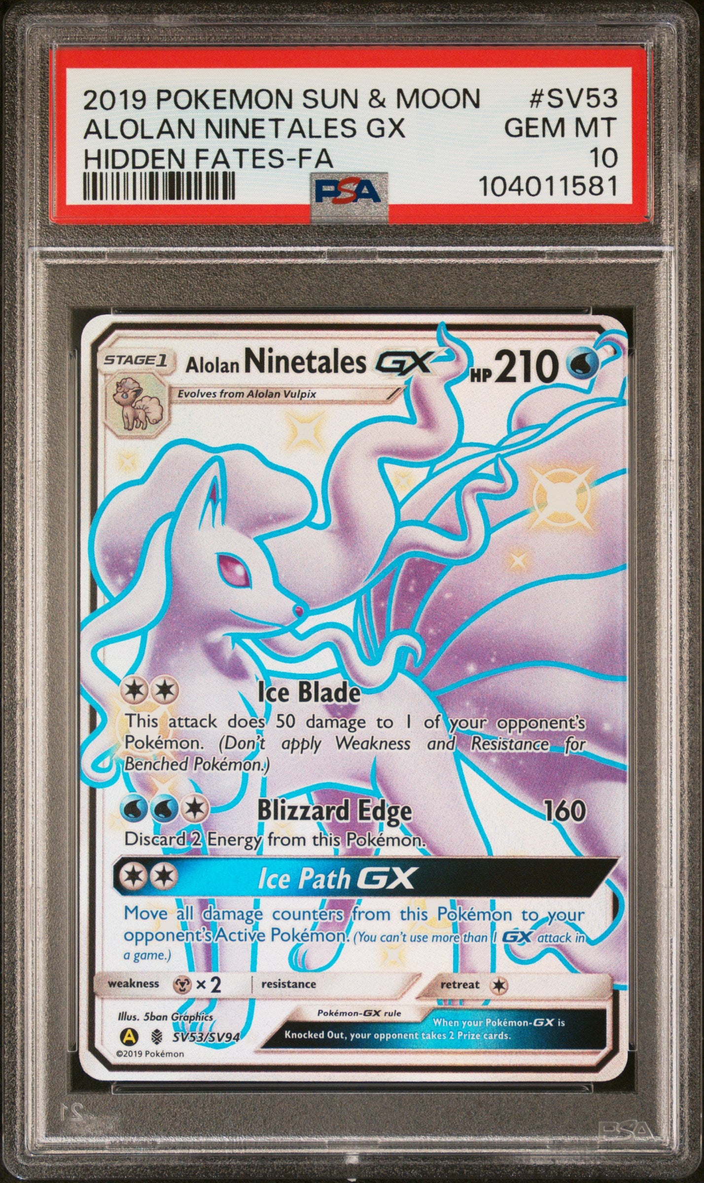 ALOLAN NINETALES GX
