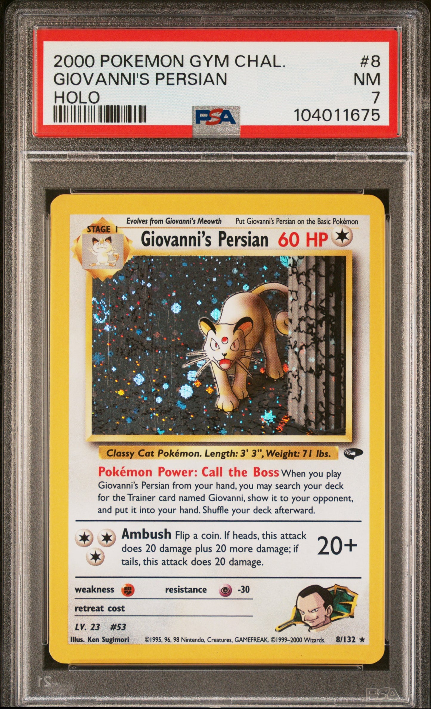 GIOVANNI'S PERSIAN