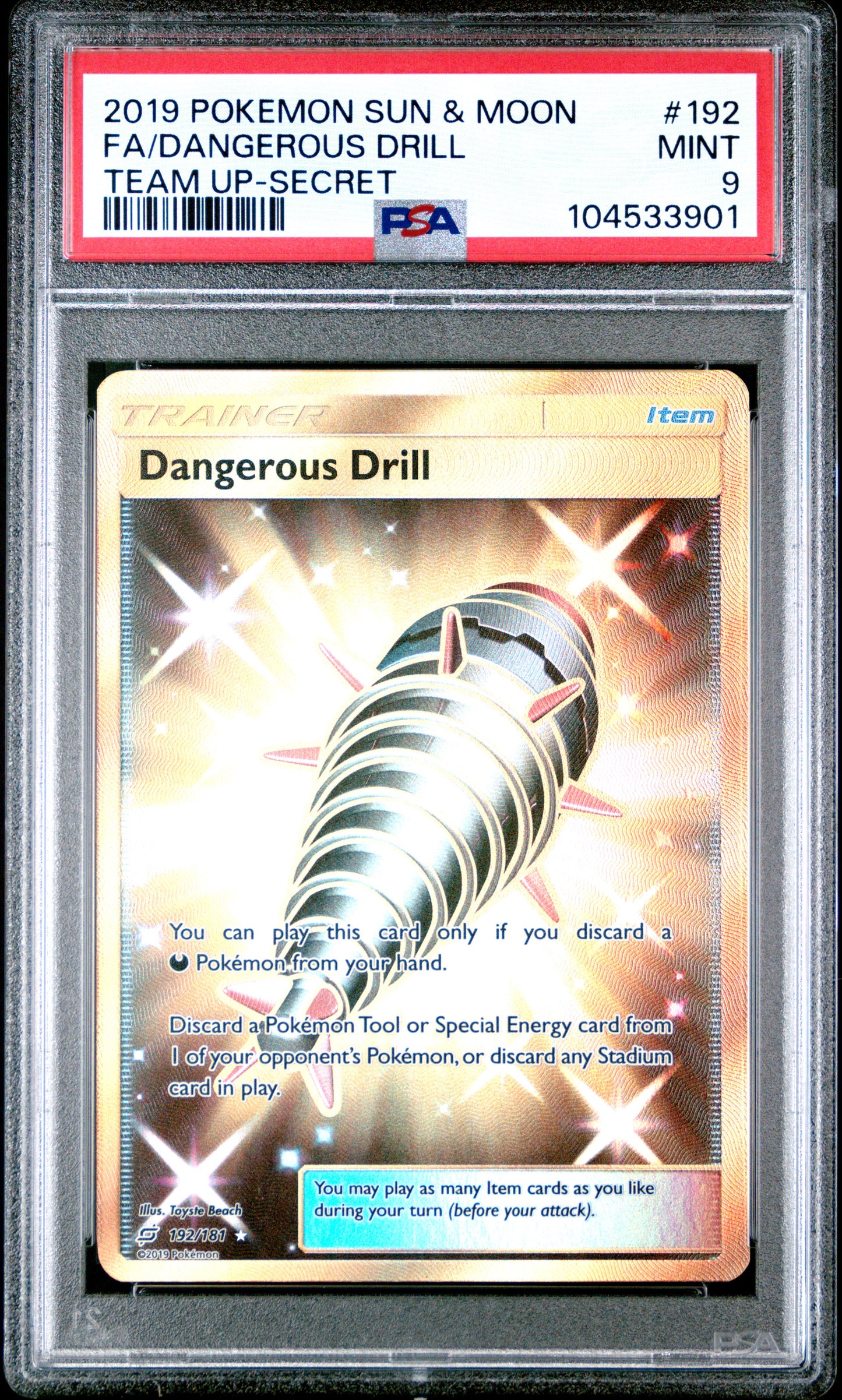 FA/DANGEROUS DRILL