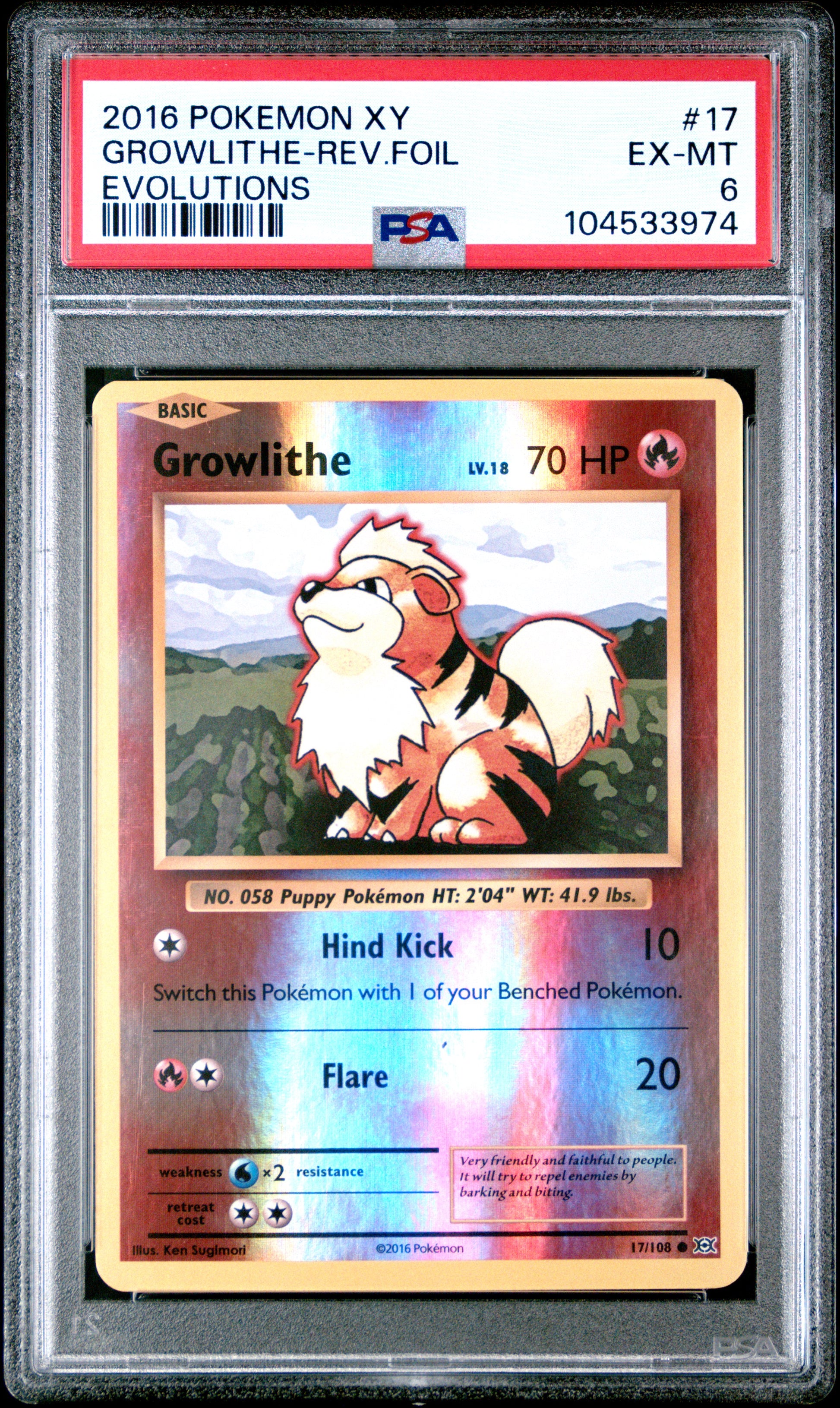 GROWLITHE-REV.FOIL