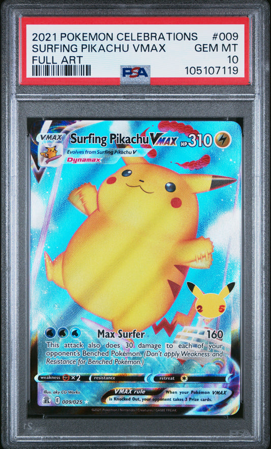 SURFING PIKACHU VMAX