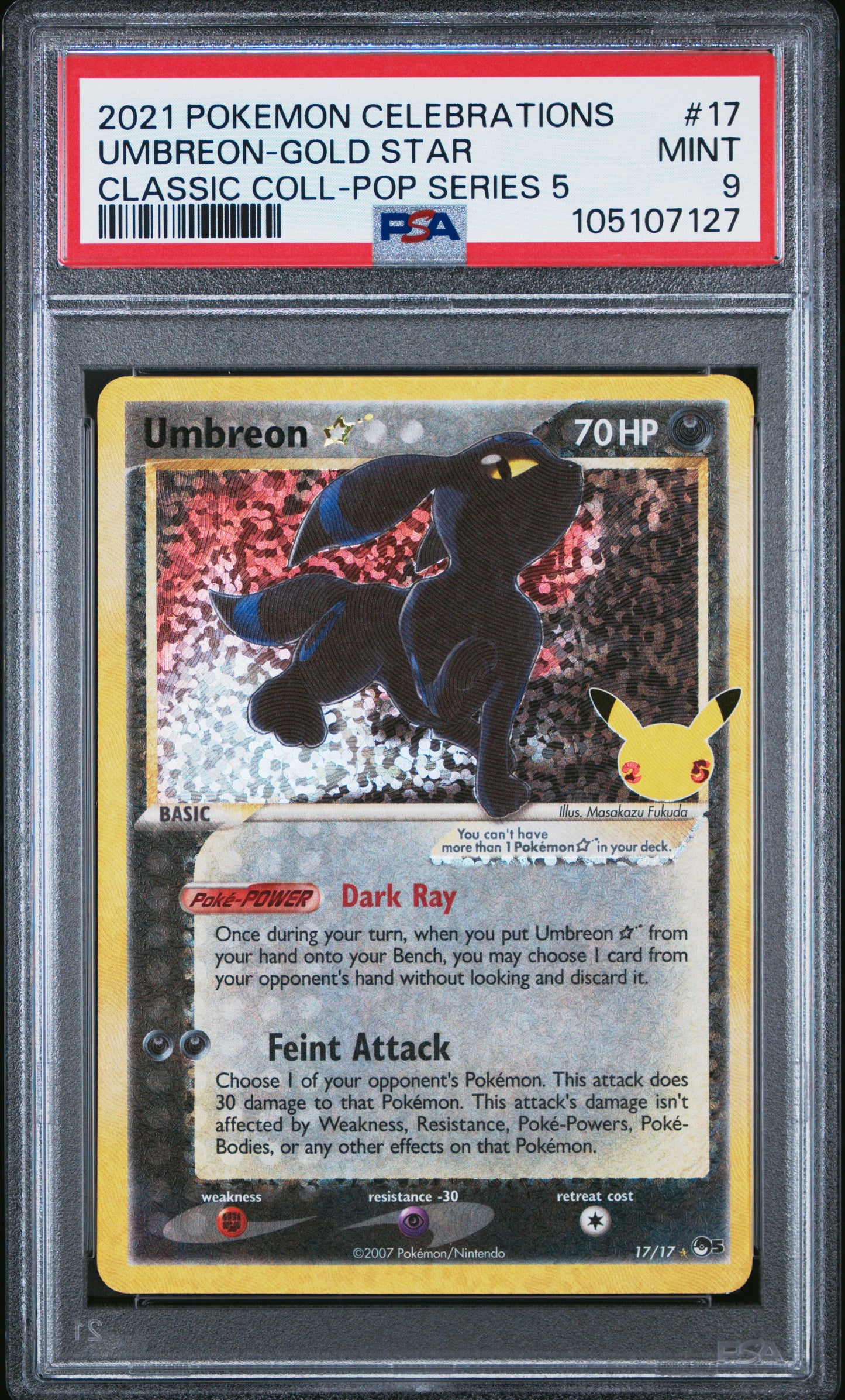 UMBREON-GOLD STAR