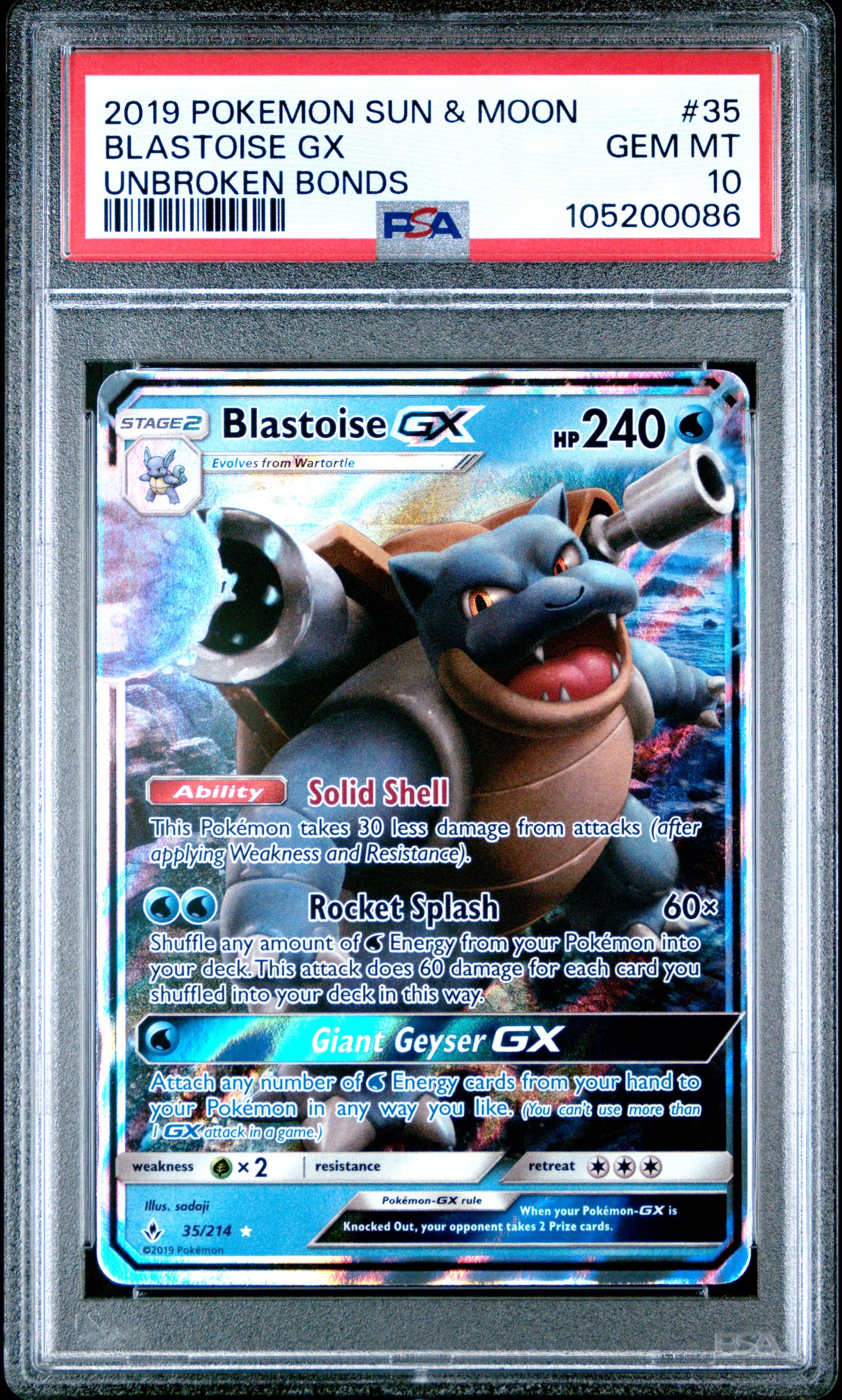 BLASTOISE GX