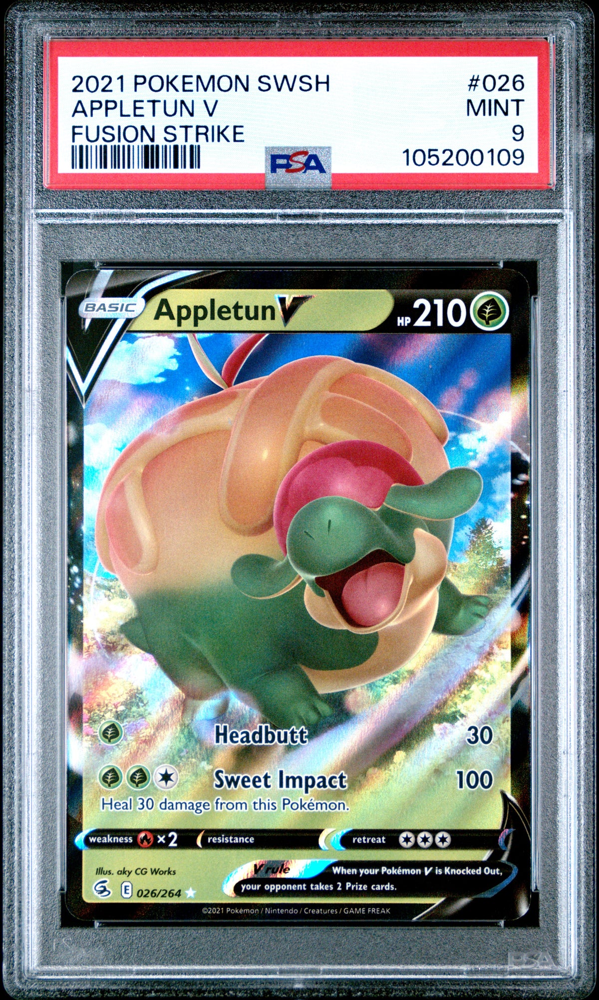 Appleton V Appletun V #26 Fusion Strike – PokeGrad