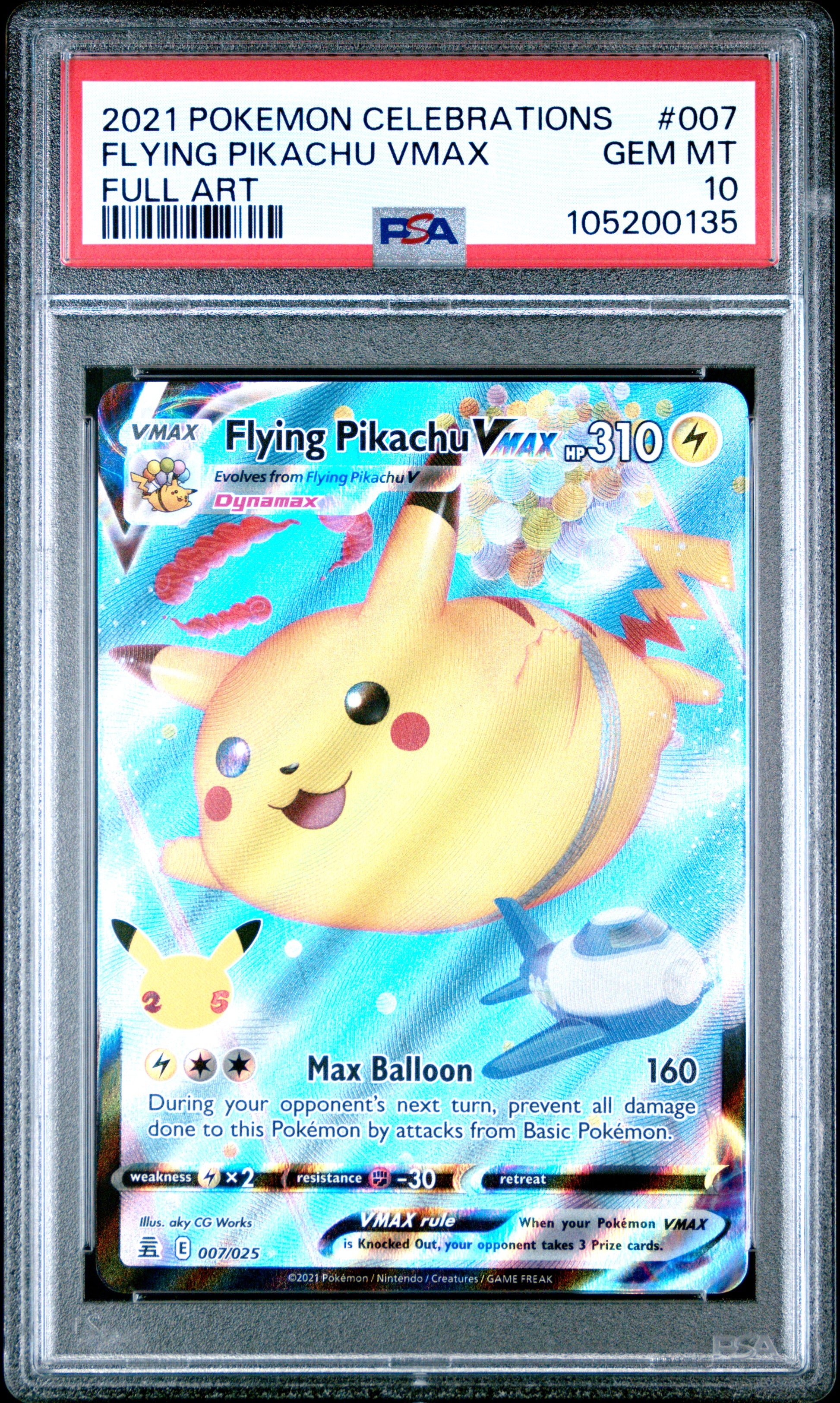 FLYING PIKACHU VMAX