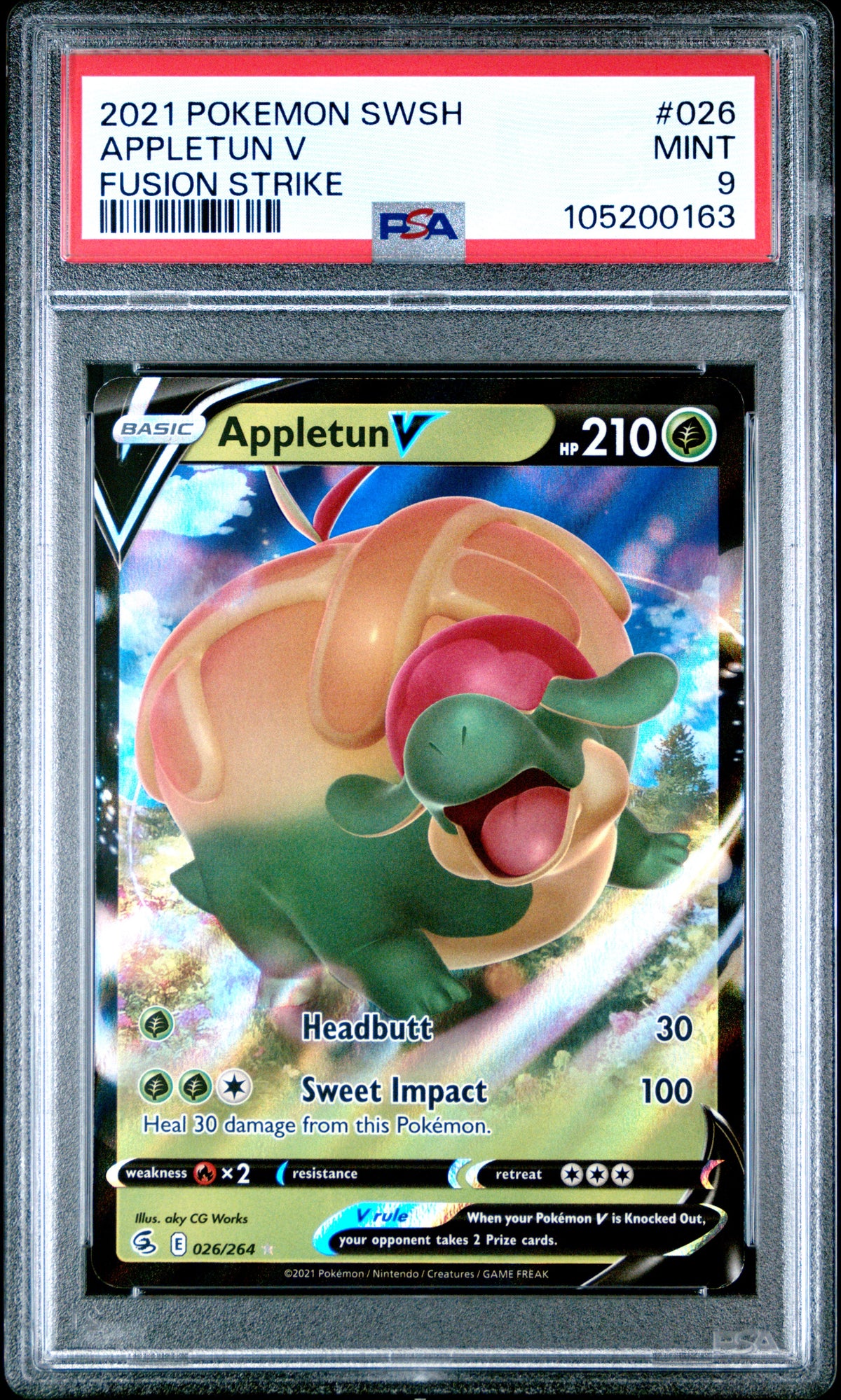 Appleton V Appletun V #26 Fusion Strike – PokeGrad