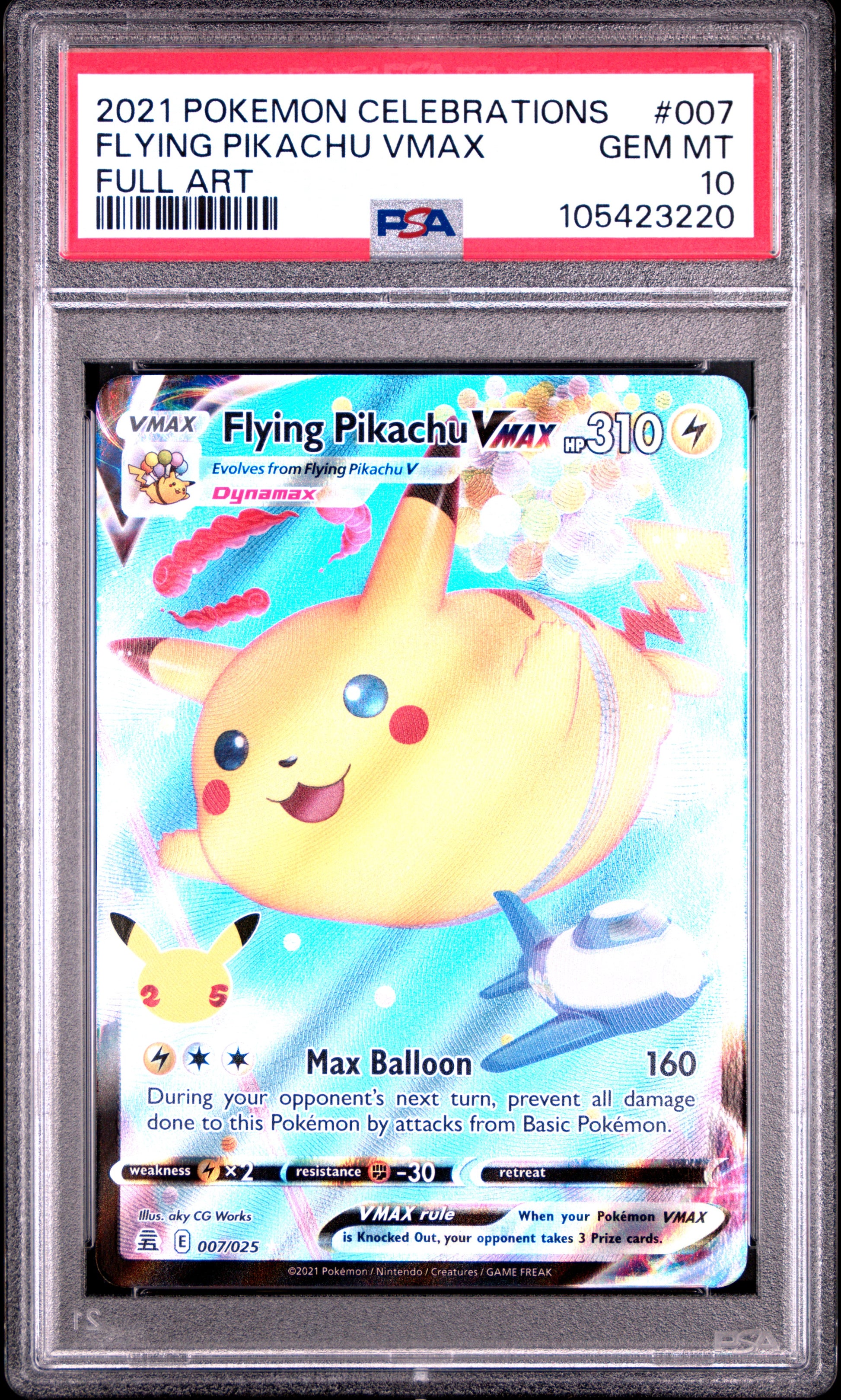 FLYING PIKACHU VMAX