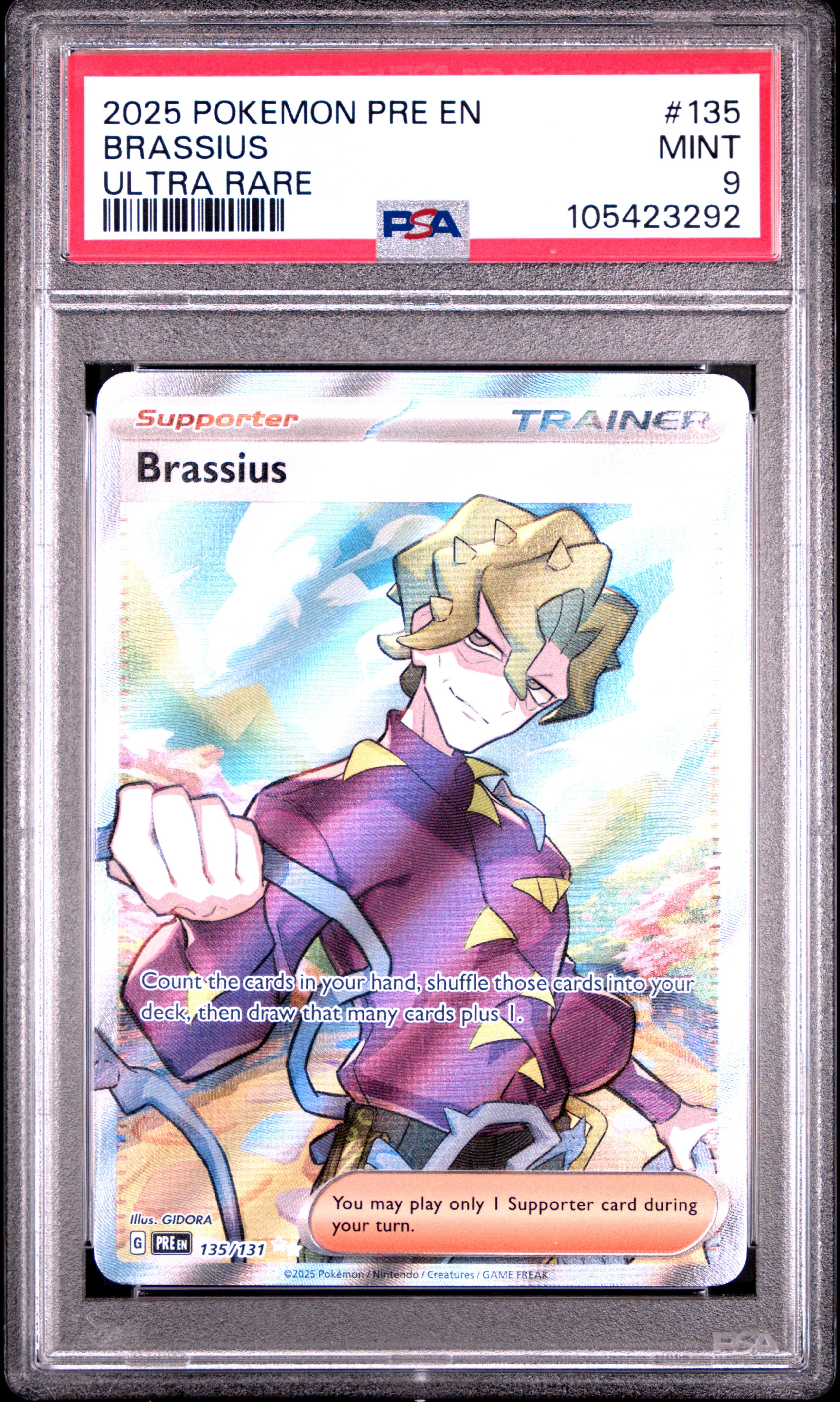 Brassius #135 Prismatic Evolutions – PokeGrad