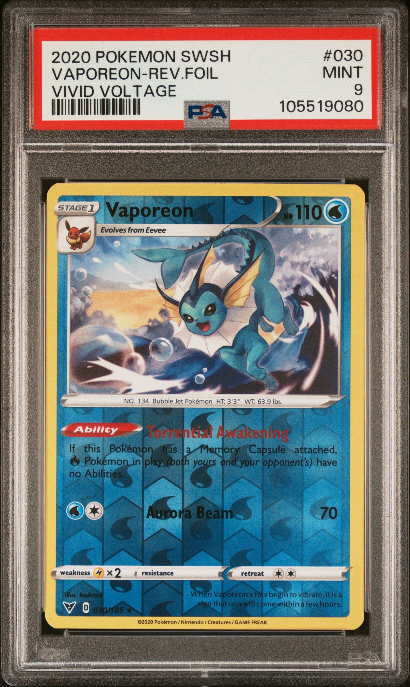 VAPOREON-REV.FOIL
