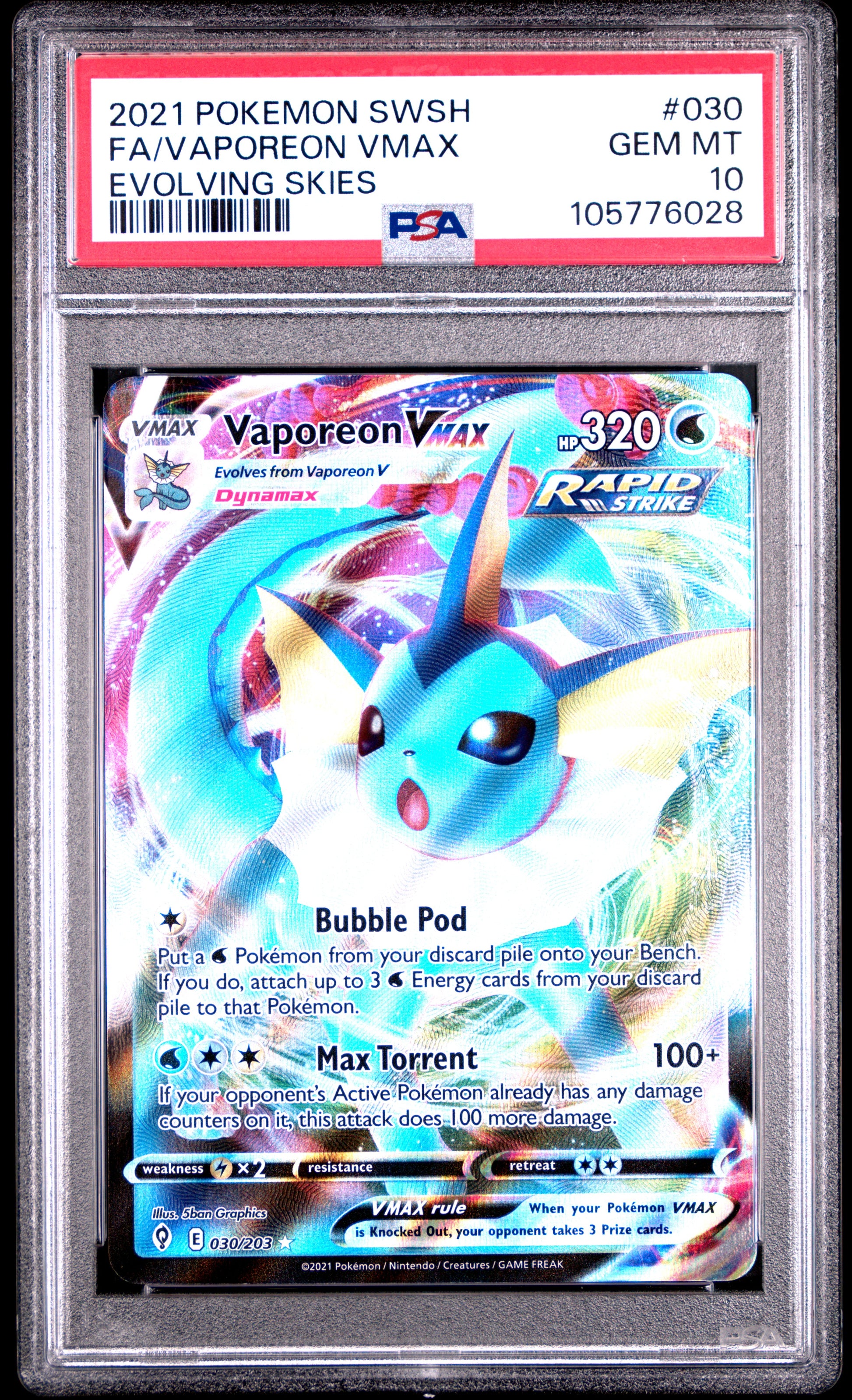 FA/VAPOREON VMAX