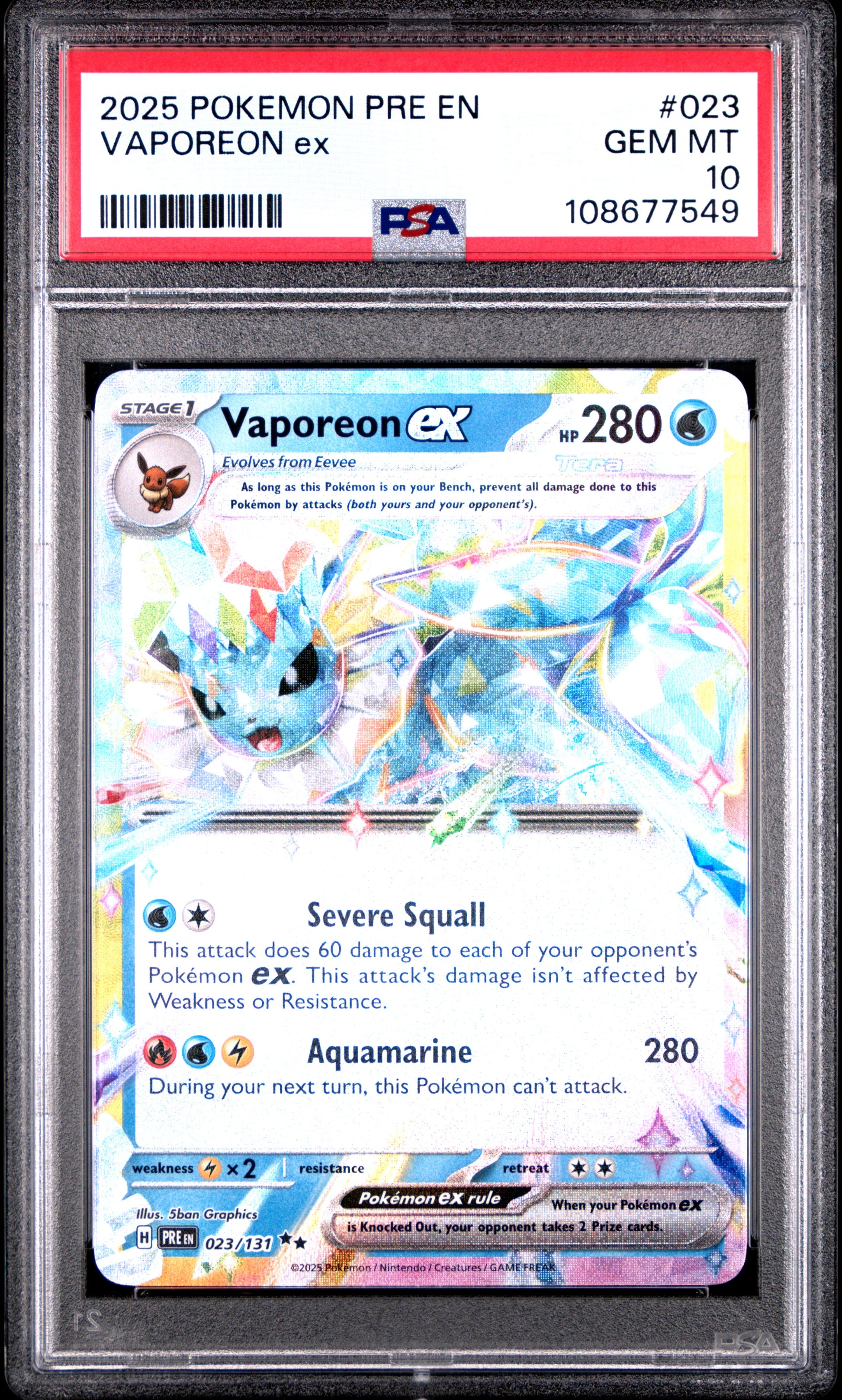 VAPOREON EX