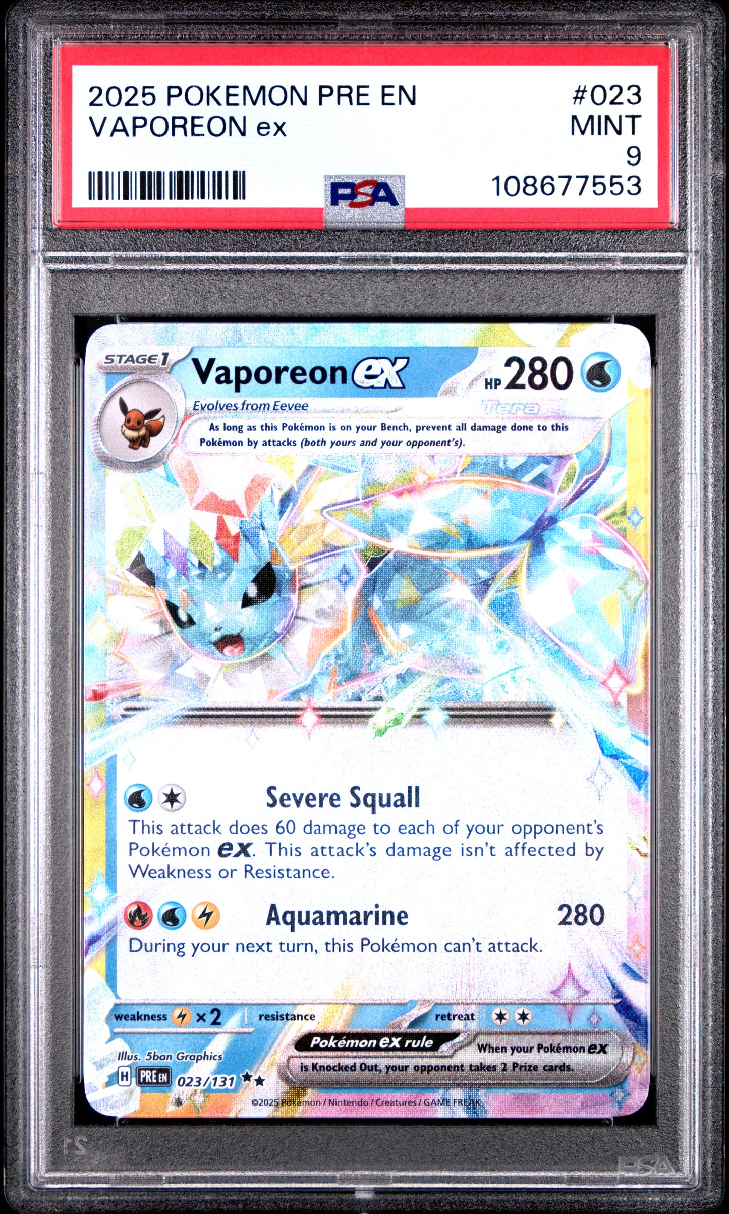 VAPOREON EX