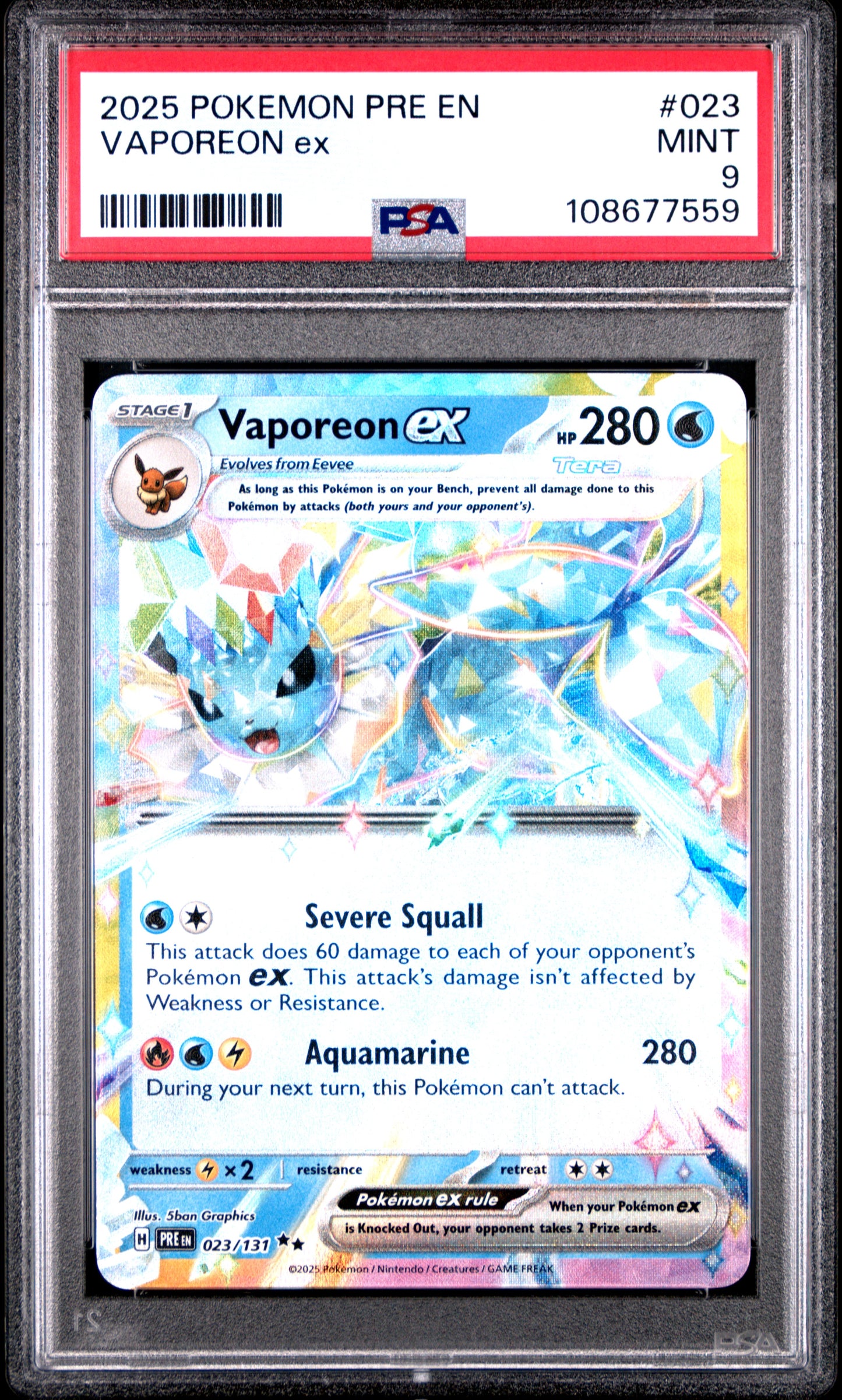 VAPOREON EX
