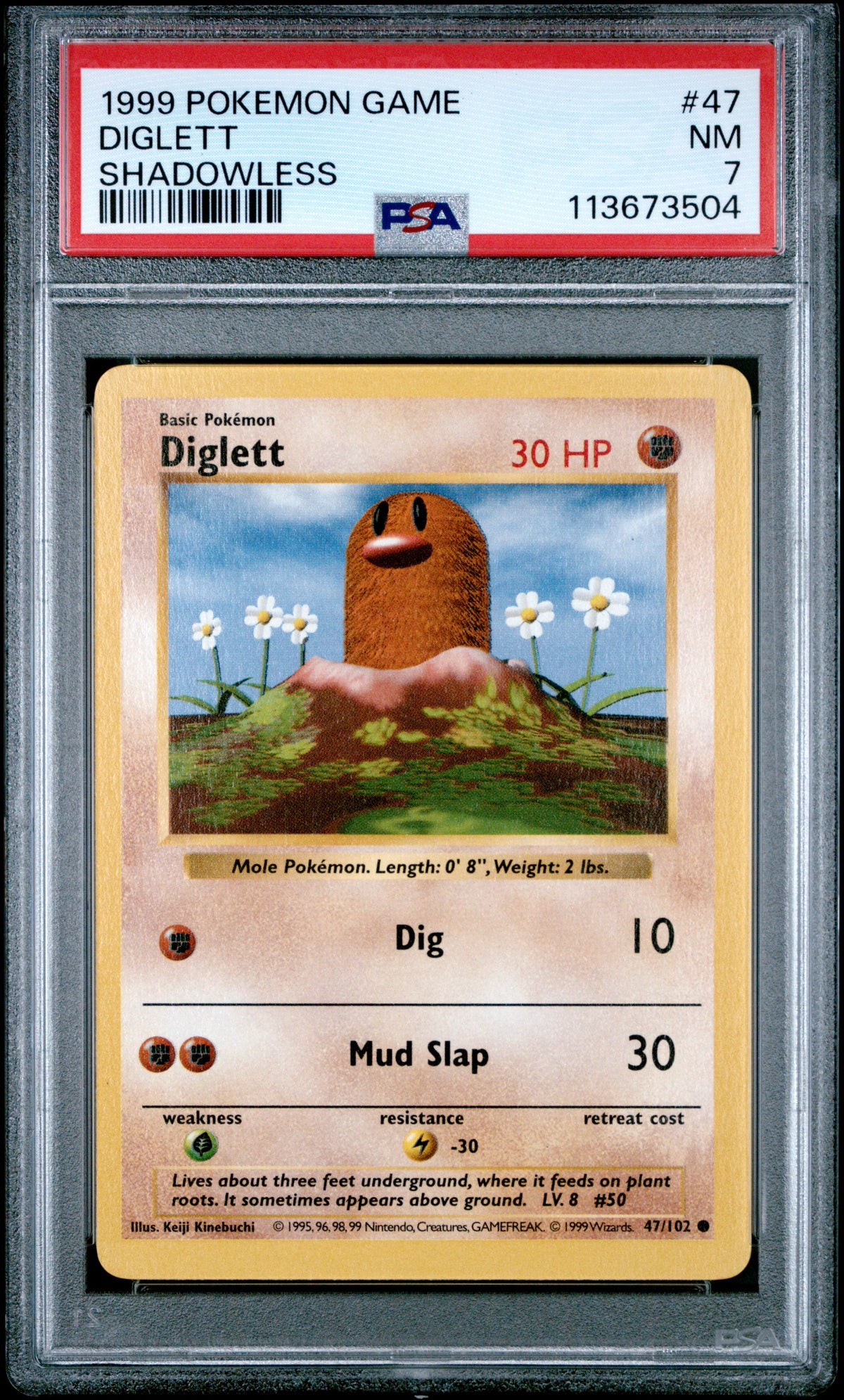 Diglett Mega Set Diglett #47 Base Set – PokeGrad