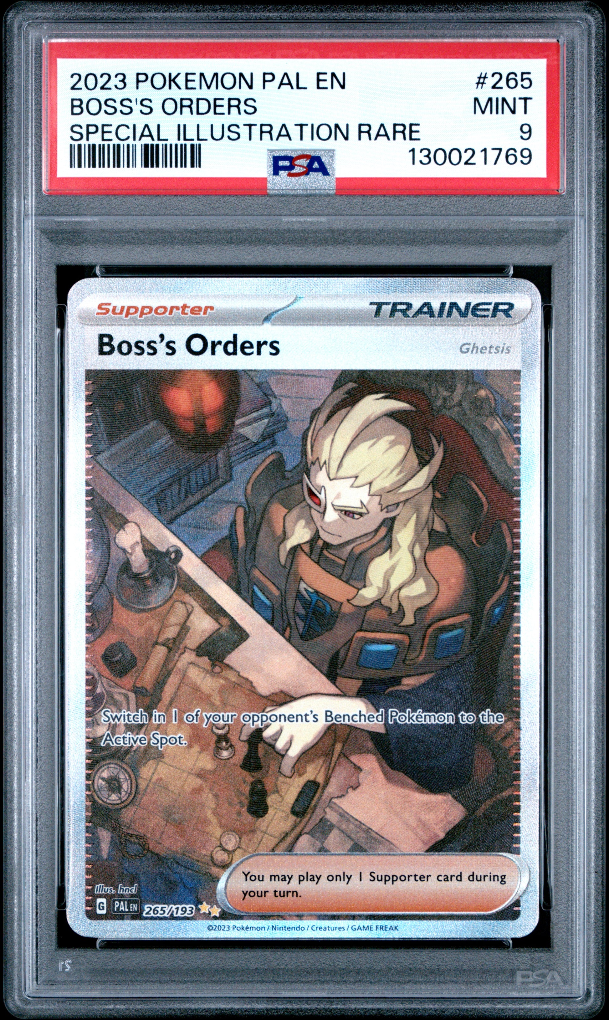 BOSS'S ORDERS
