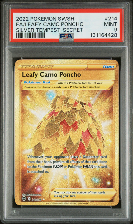 LEAFY CAMO PONCHO