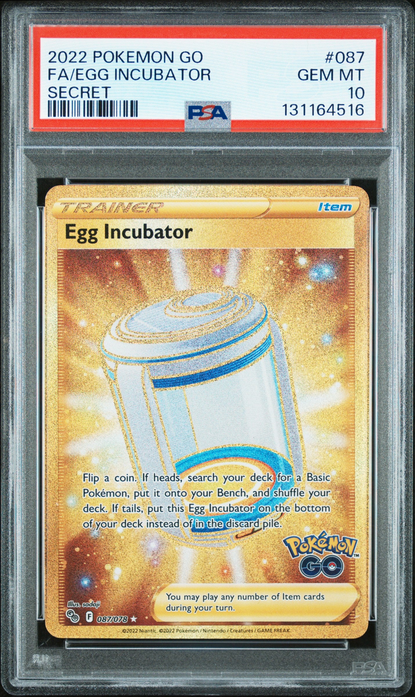 EGG INCUBATOR