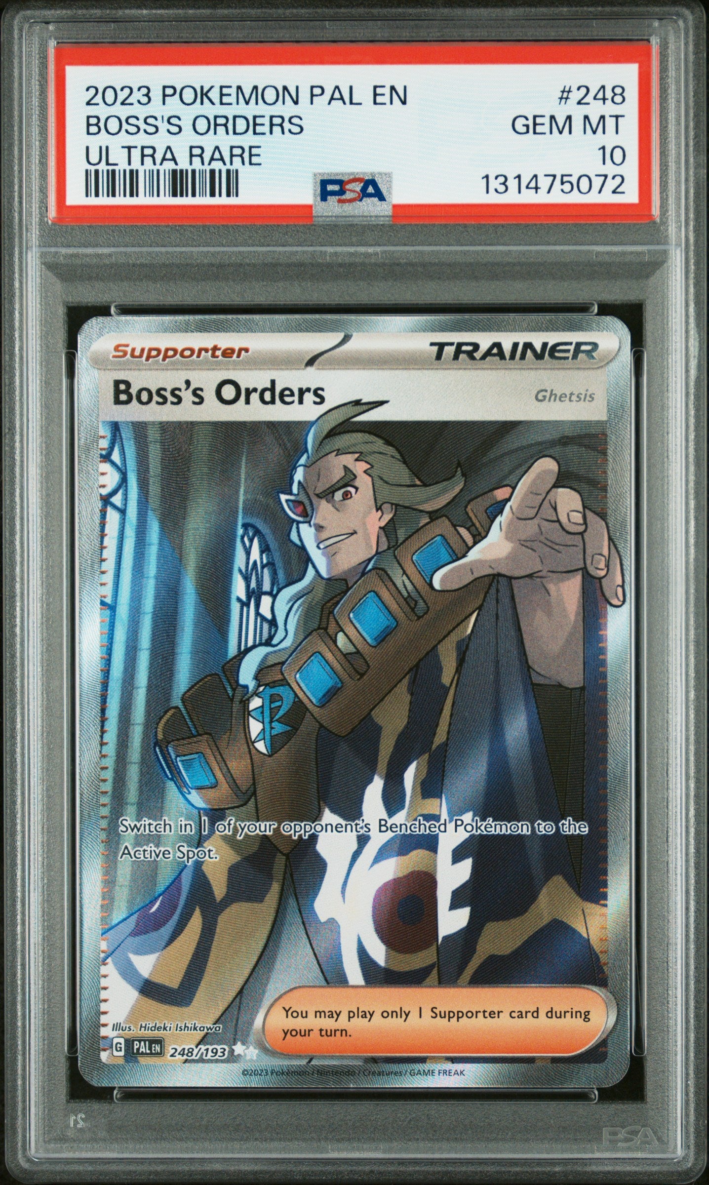 BOSS'S ORDERS