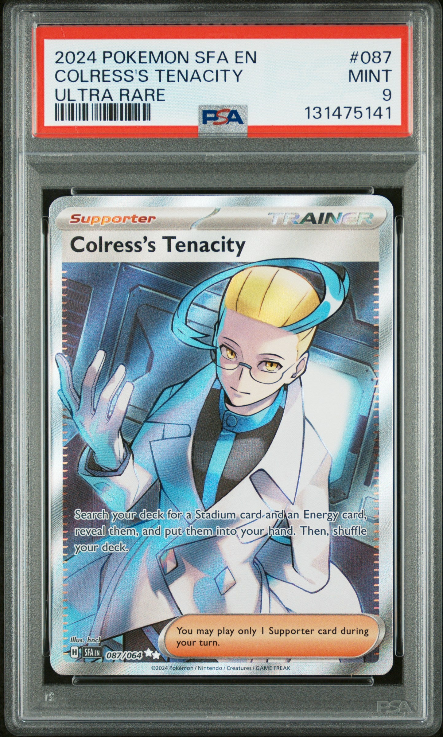 COLRESS'S TENACITY