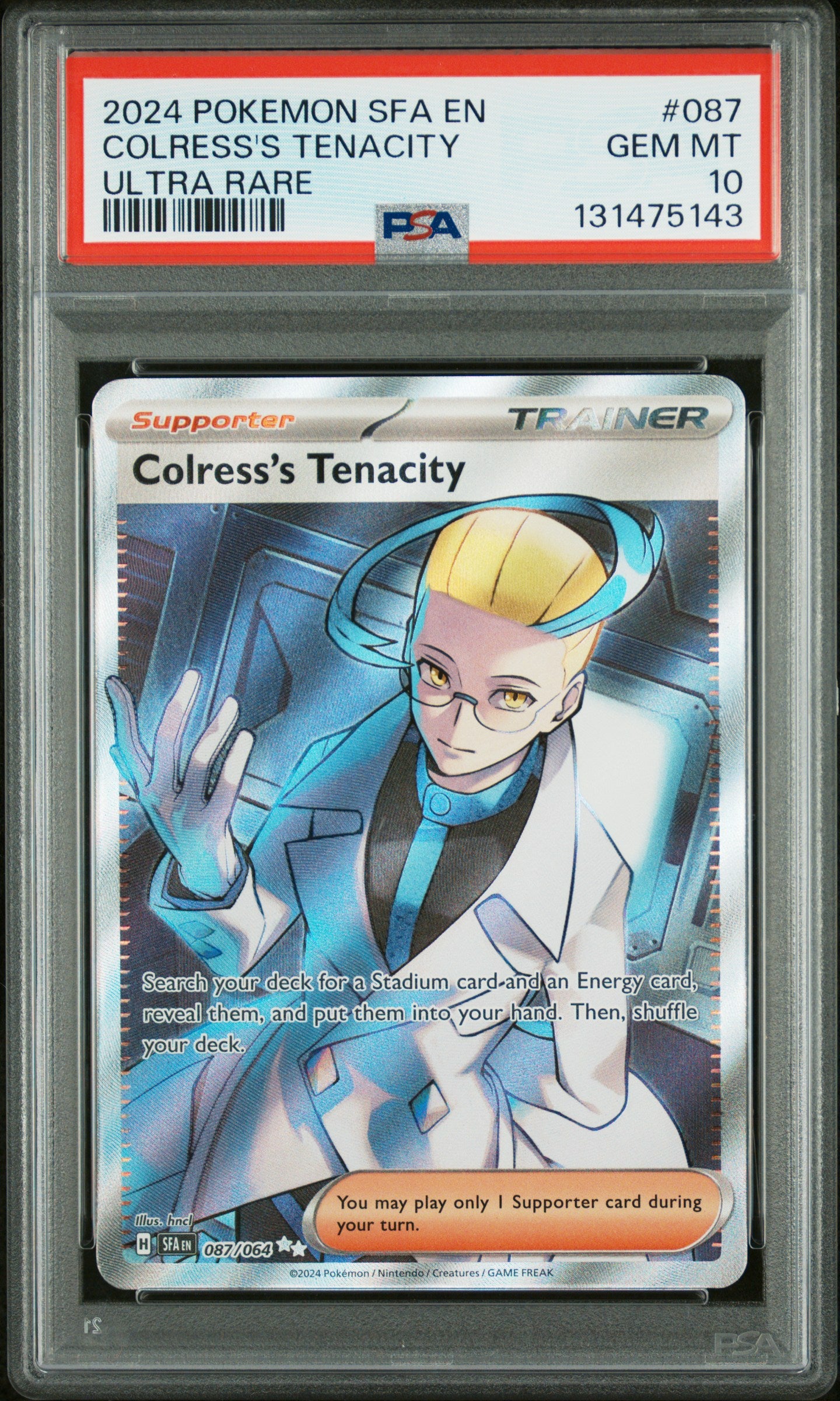 COLRESS'S TENACITY