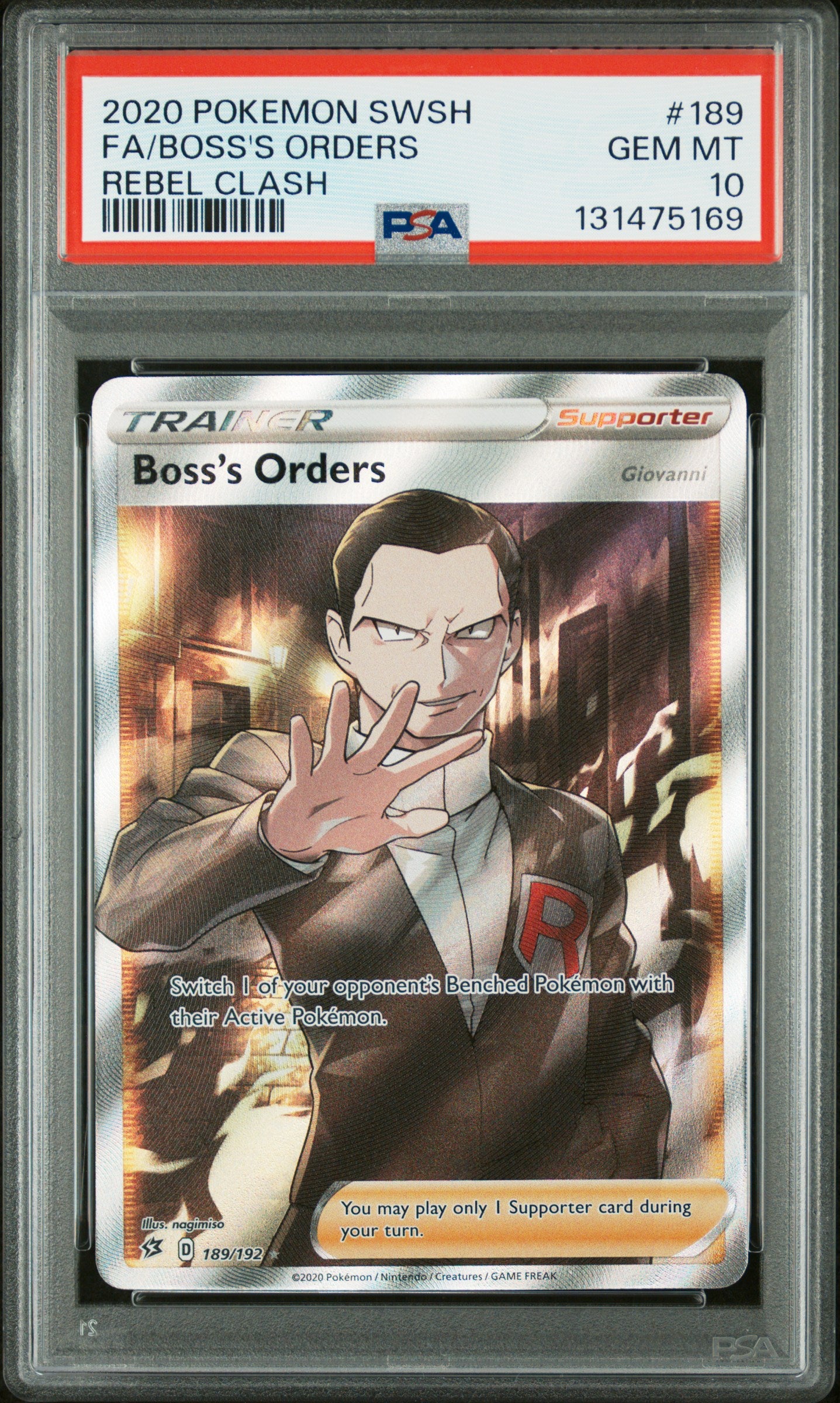 BOSS'S ORDERS