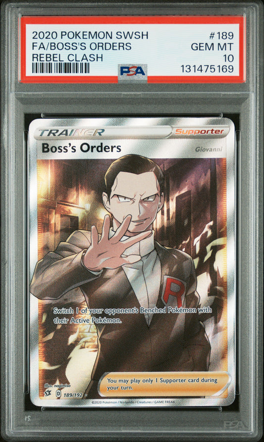 BOSS'S ORDERS