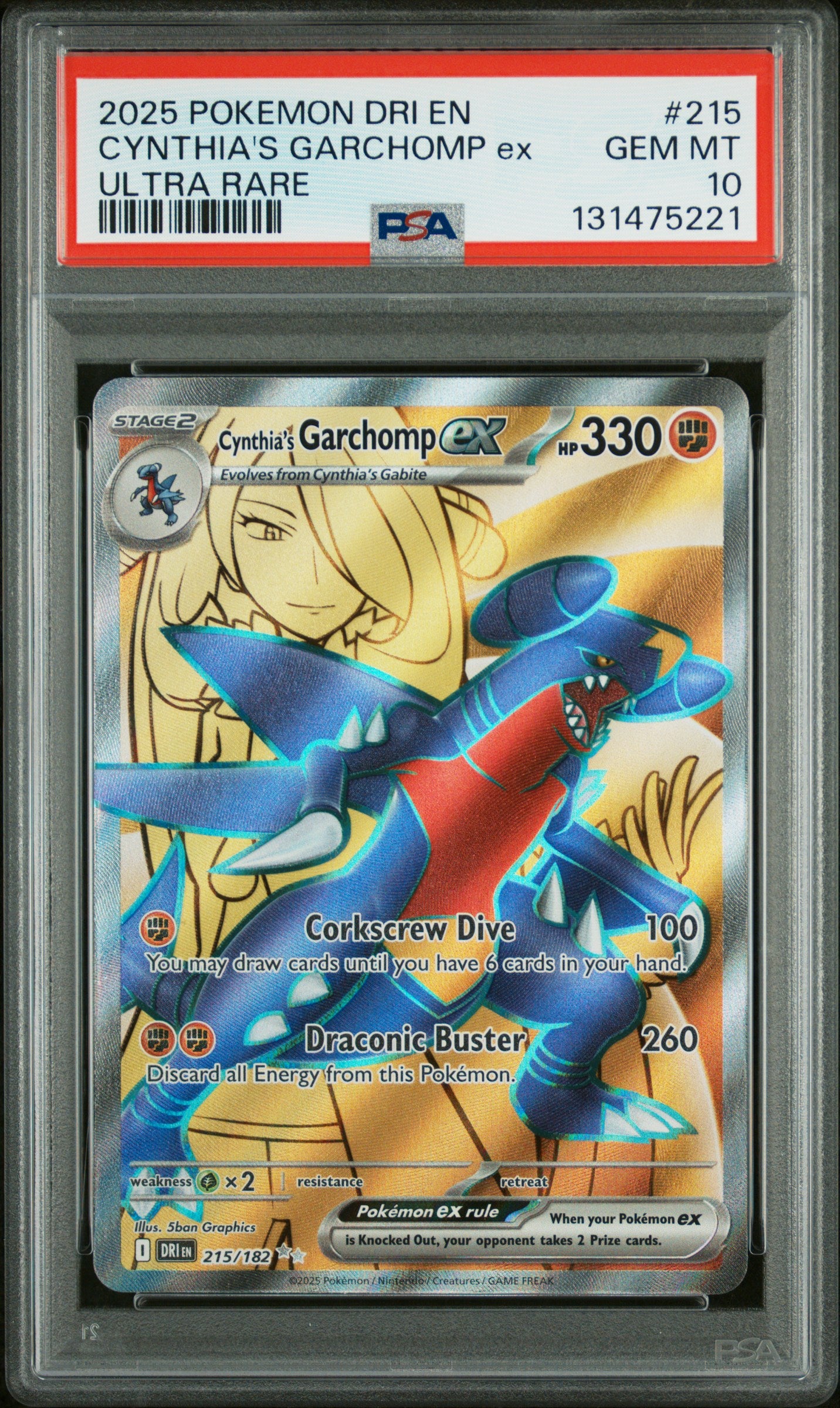 CYNTHIA'S GARCHOMP ex