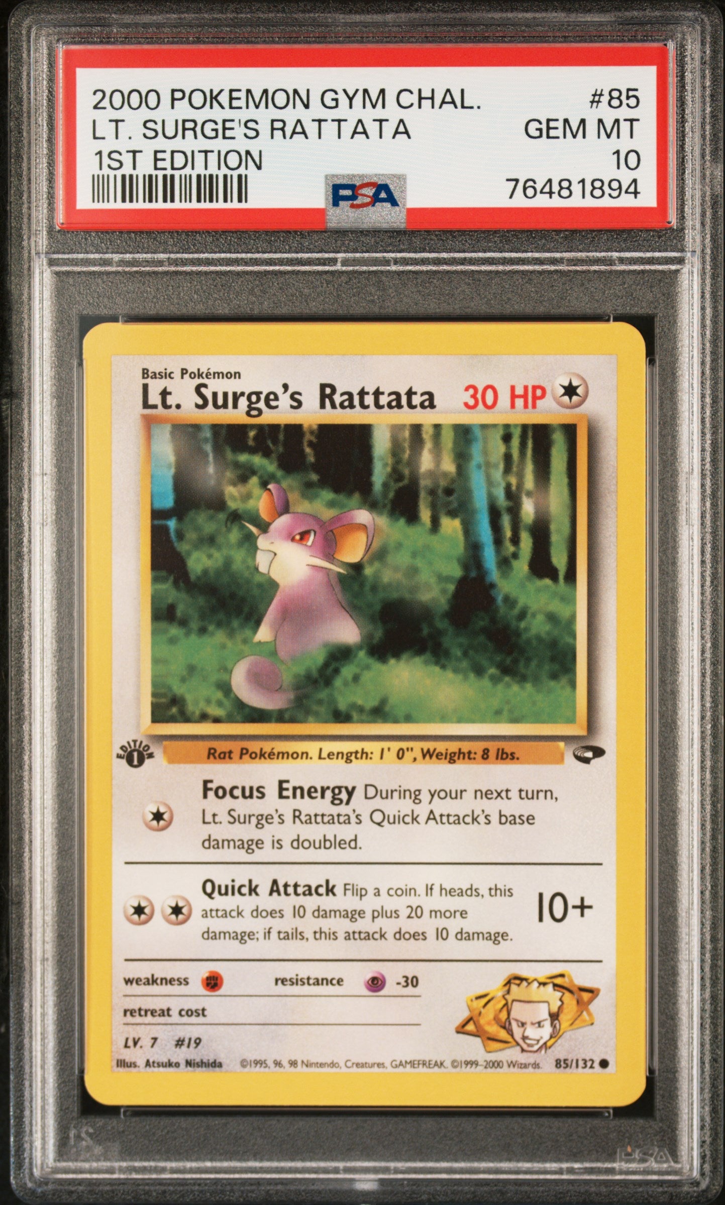 LT. SURGE'S RATTATA