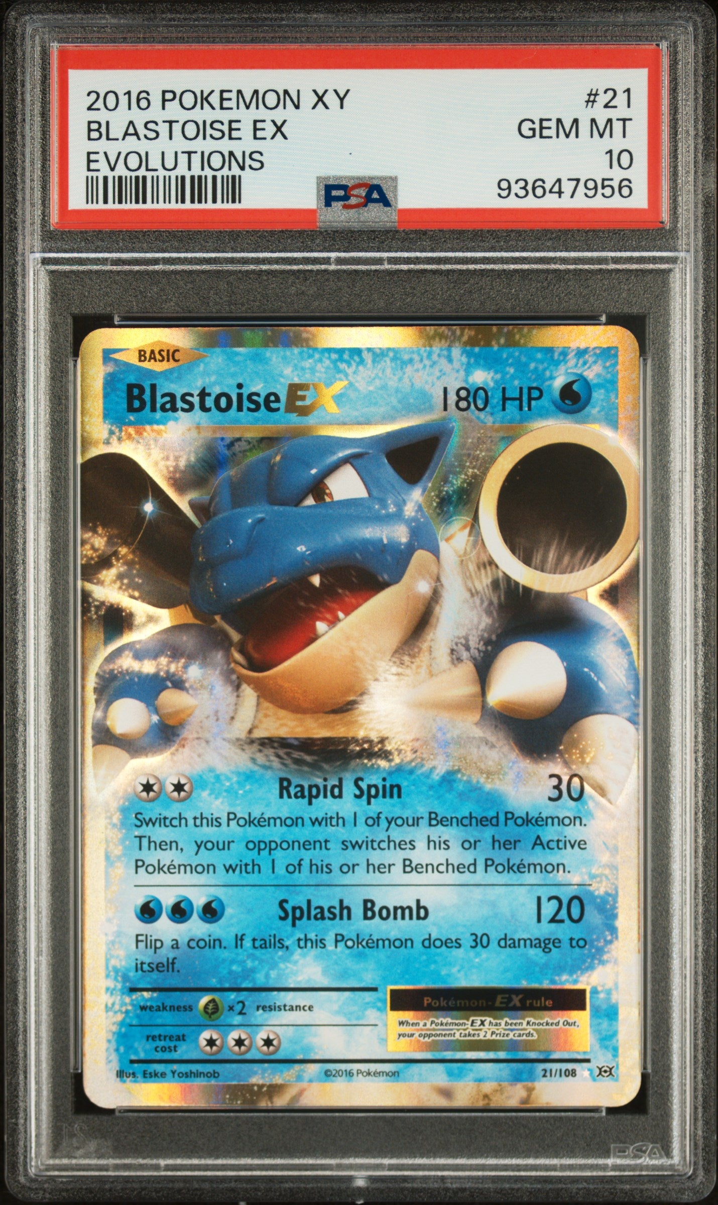 BLASTOISE EX