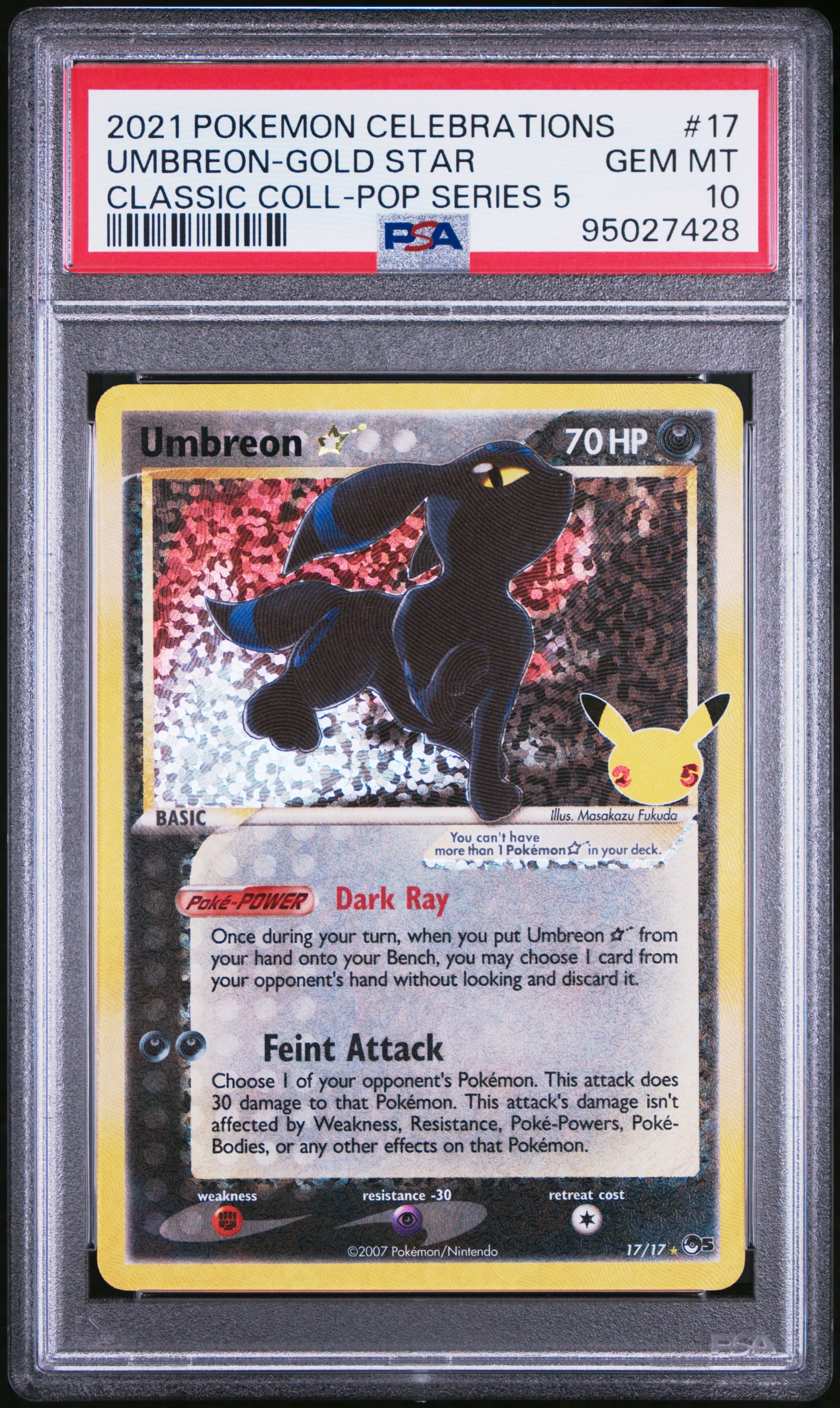 UMBREON-GOLD STAR