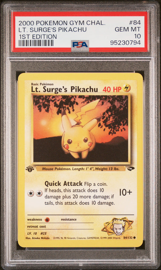 LT. SURGE'S PIKACHU